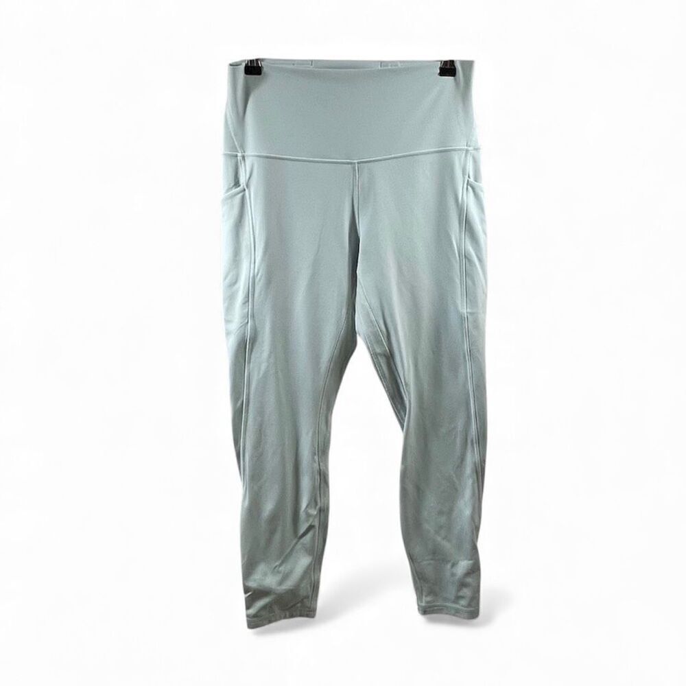 Lululemon Align HR with Pockets Blue Willow 25” Size 10
